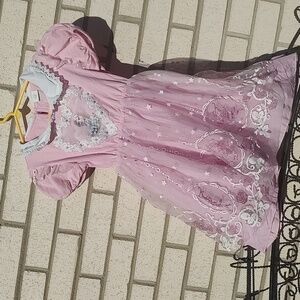 Princess Dress with White Lace